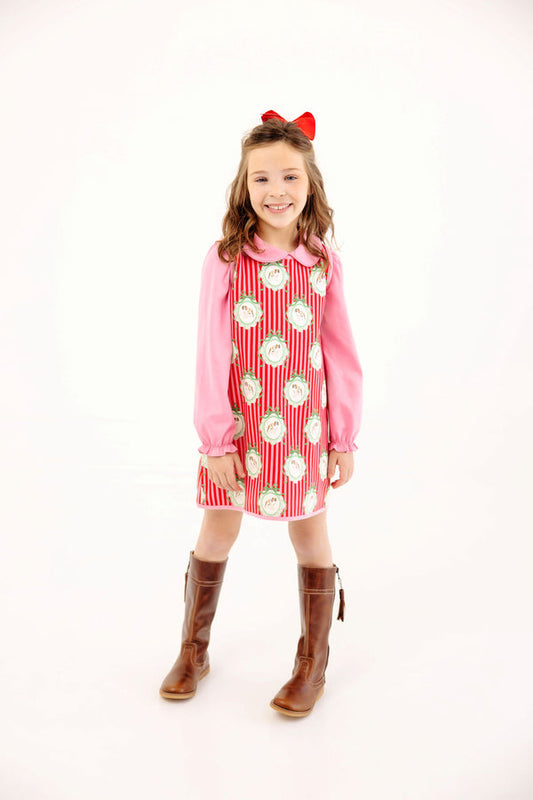 Maude's Peter Pan Collar Pima Shirt - Hamptons Hot Pink