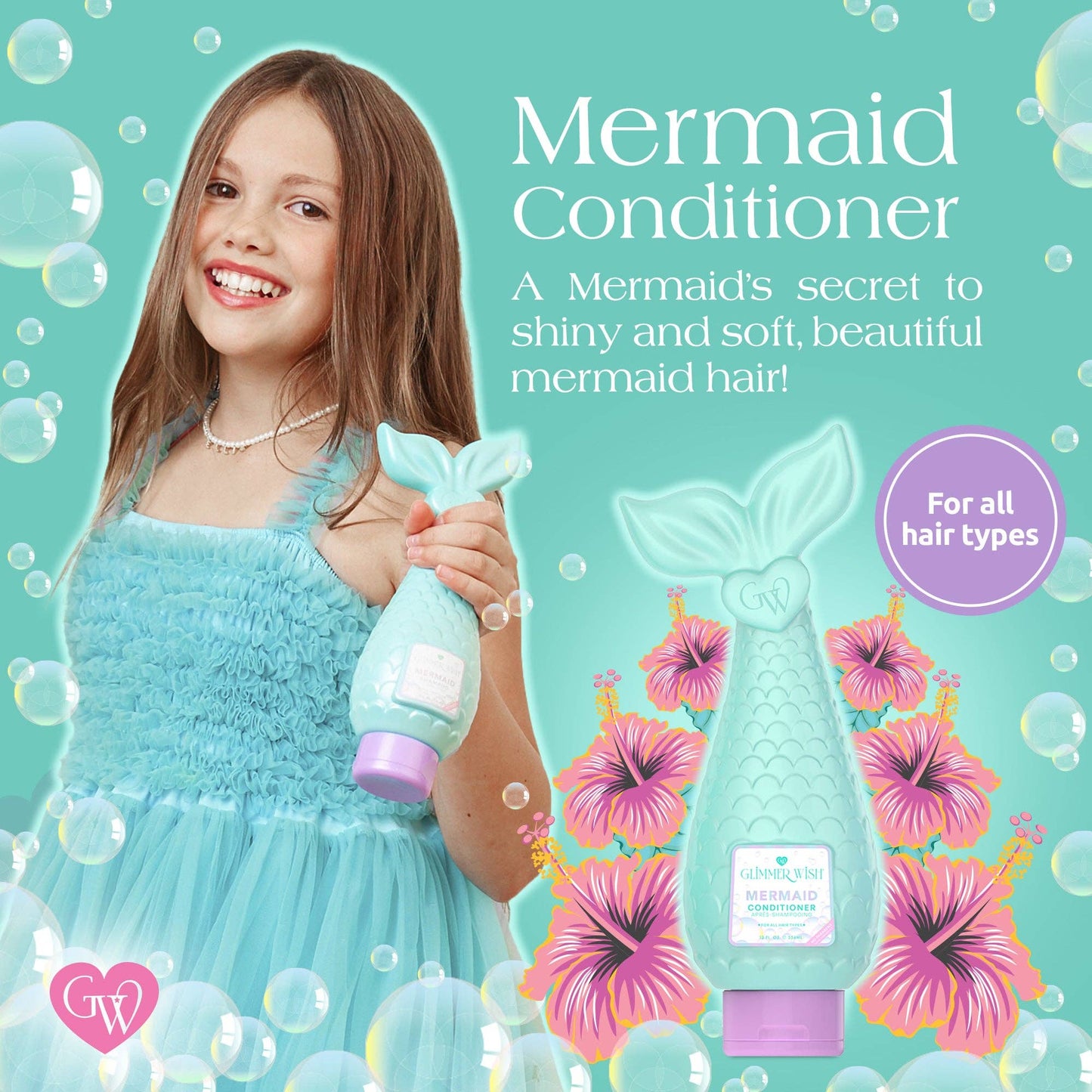 Mermaid Conditioner — Fragrance Free & Dye Free