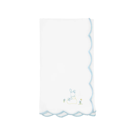 Sleepy Bunny Blanket: Blue