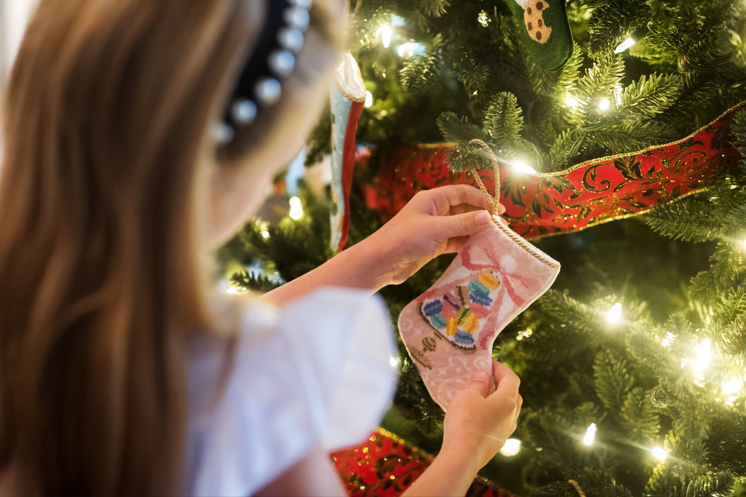 "Bon Appetit" Macarons Stocking