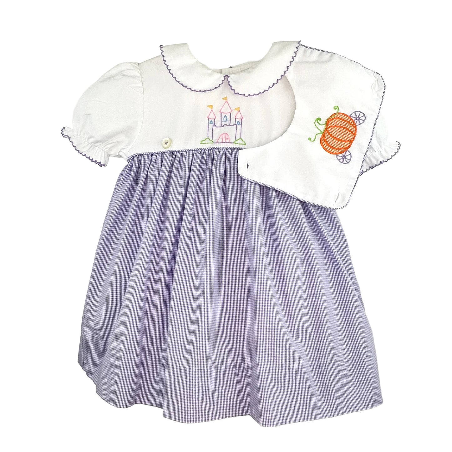 Convertible Fairytale Dress with Removable Pumpkin Carriage Bib