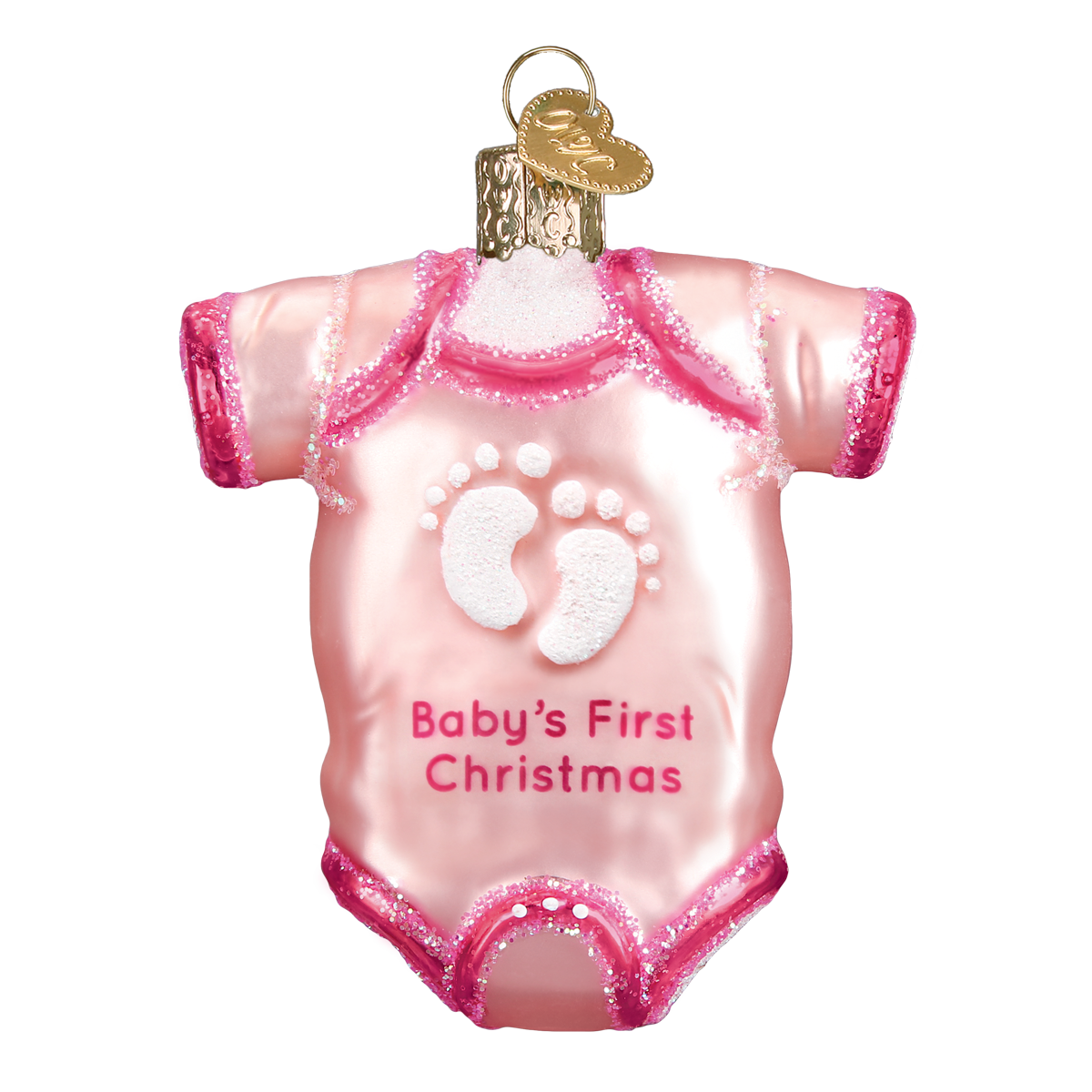 Pink Baby Onesie Ornament