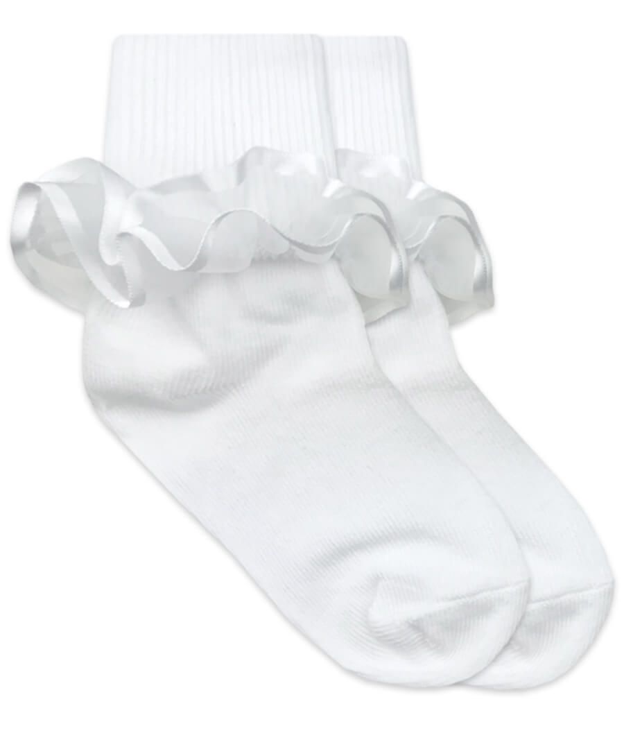 Frilly Ruffle Lace Turn Down Socks