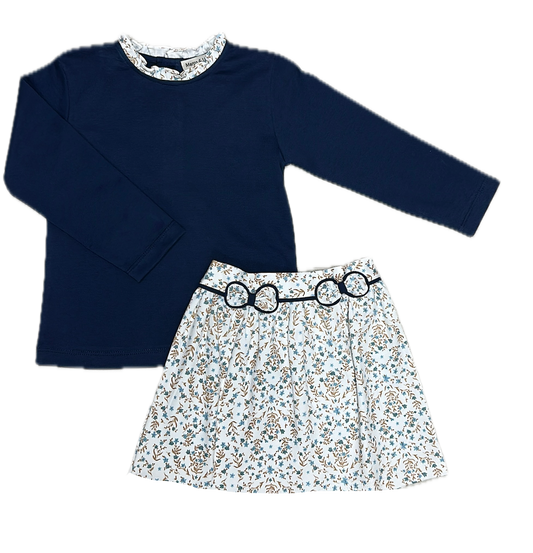 Ariana and Drew Collection Floral Skirt Set