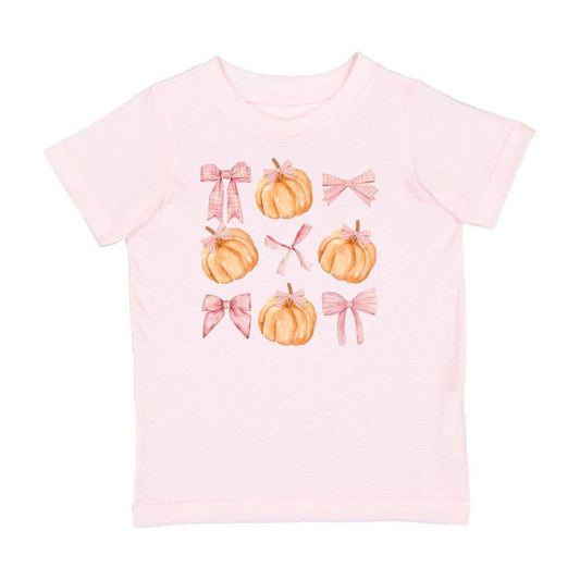 Coquette Pumpkin Short Sleeve T-Shirt - Girls Clothes - Fall: 5/6