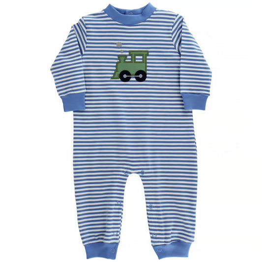 Little Locomotive Knit Romper