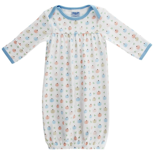 Pumpkin Print Boy Sac Gown