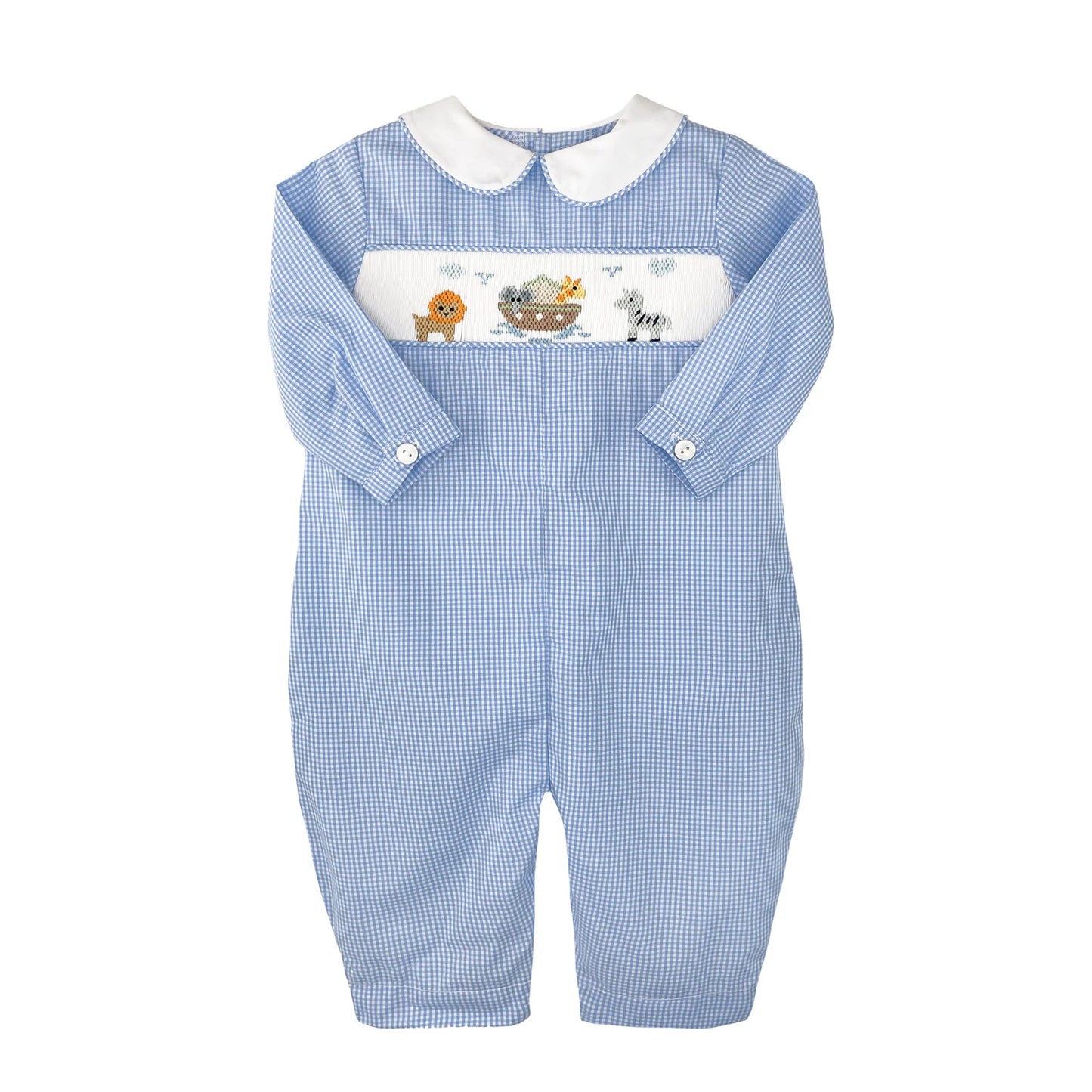 Noah's Ark Longall with Hand Smocking