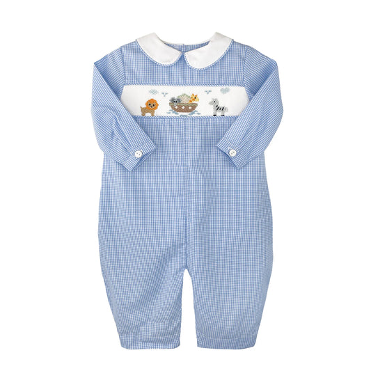 Noah's Ark Longall with Hand Smocking