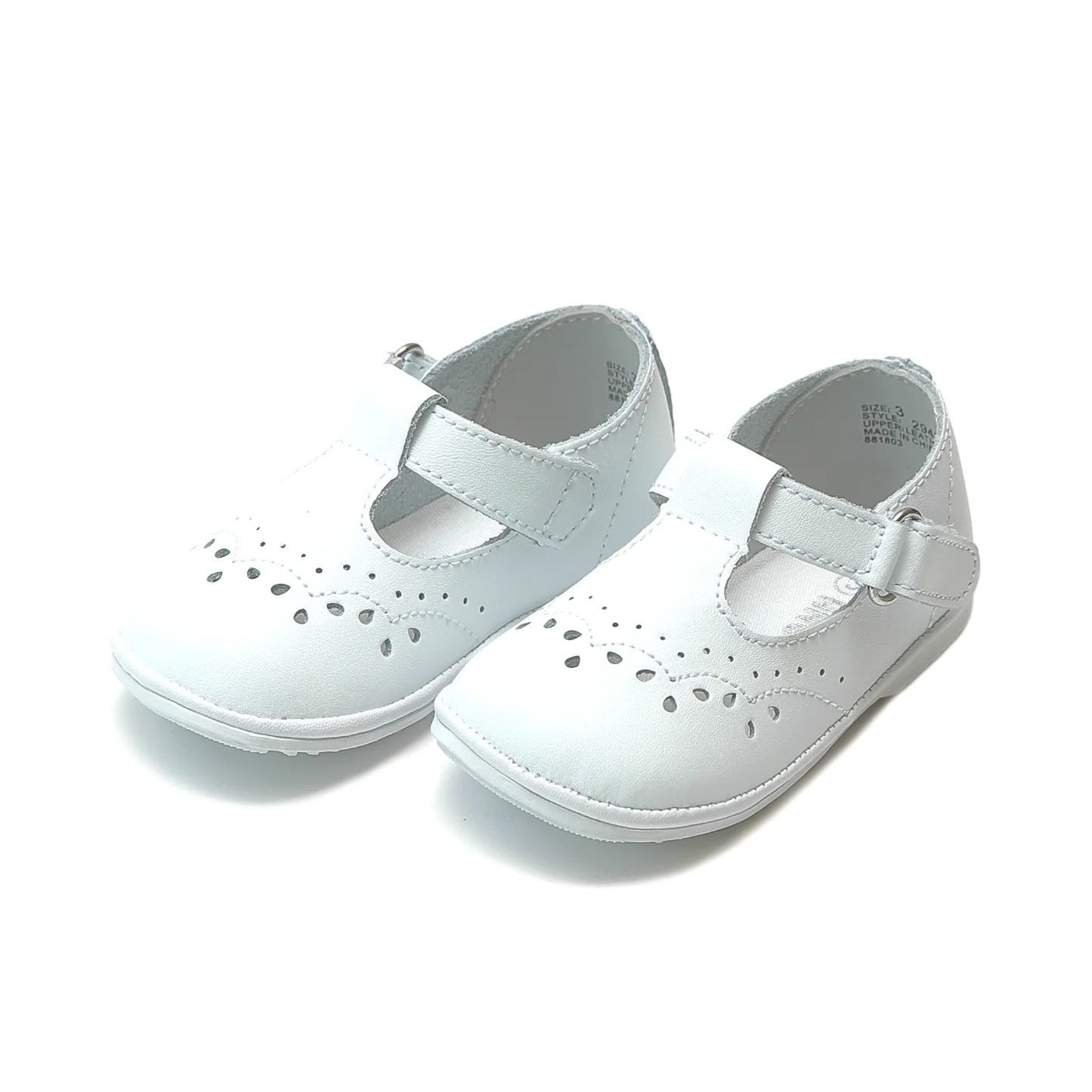 Birdie T-strap Mary Jane - White