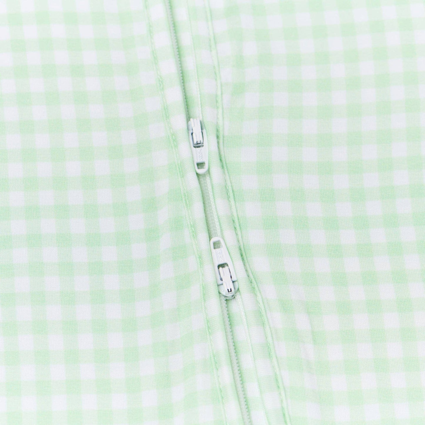 Pistachio Gingham Bamboo Sleeper