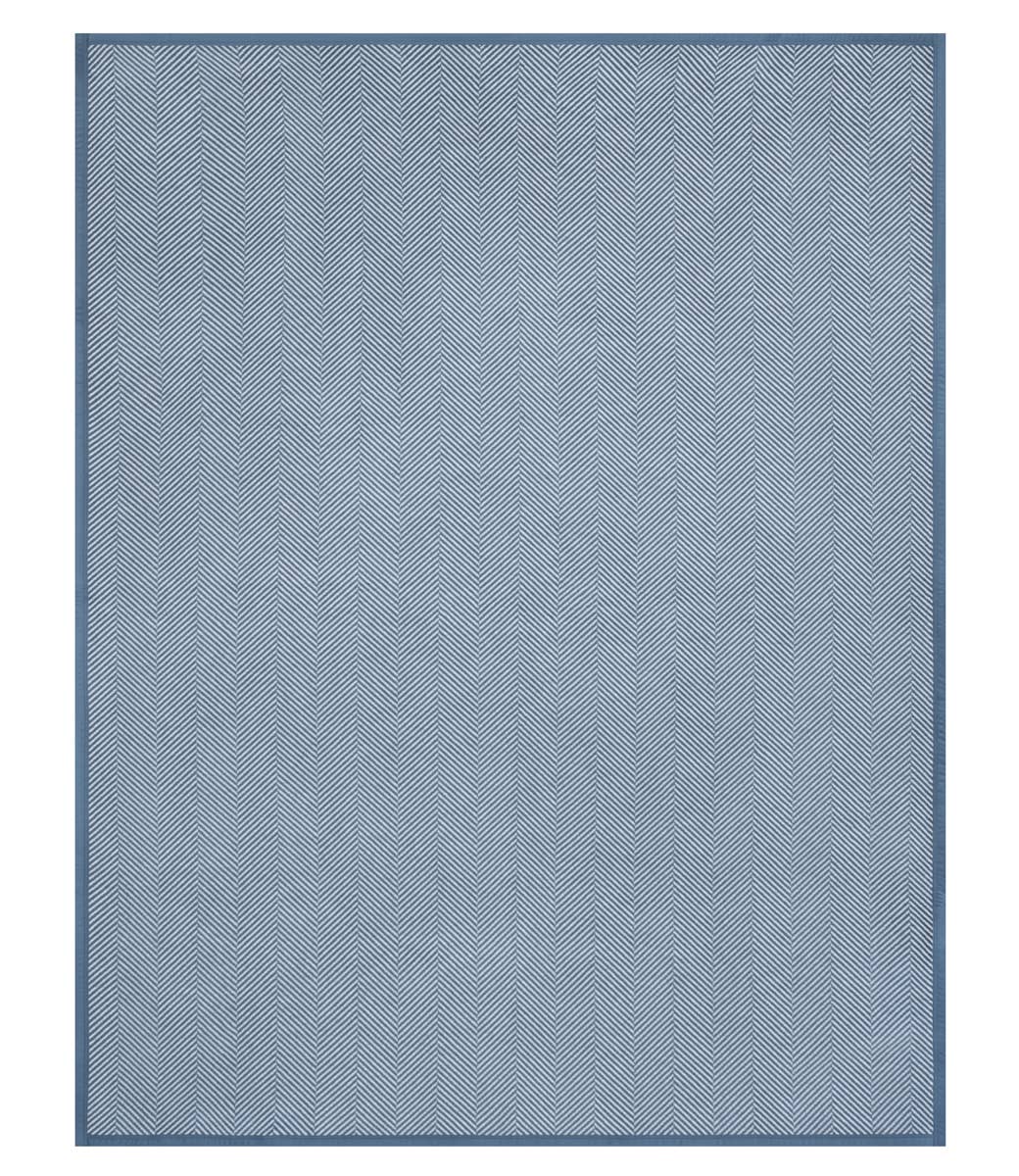 Harborview Herringbone Cornflower Blanket: Original Chappy Wrap
