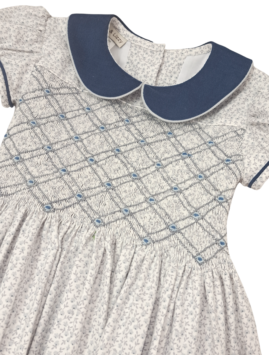 Hand smocked girls dress Christina Collection: 6YR