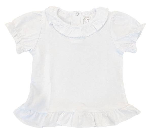 Shirt - Ruffle Neck: 12m