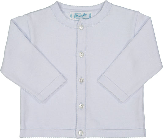 Classic Knit Cardigan- Blue