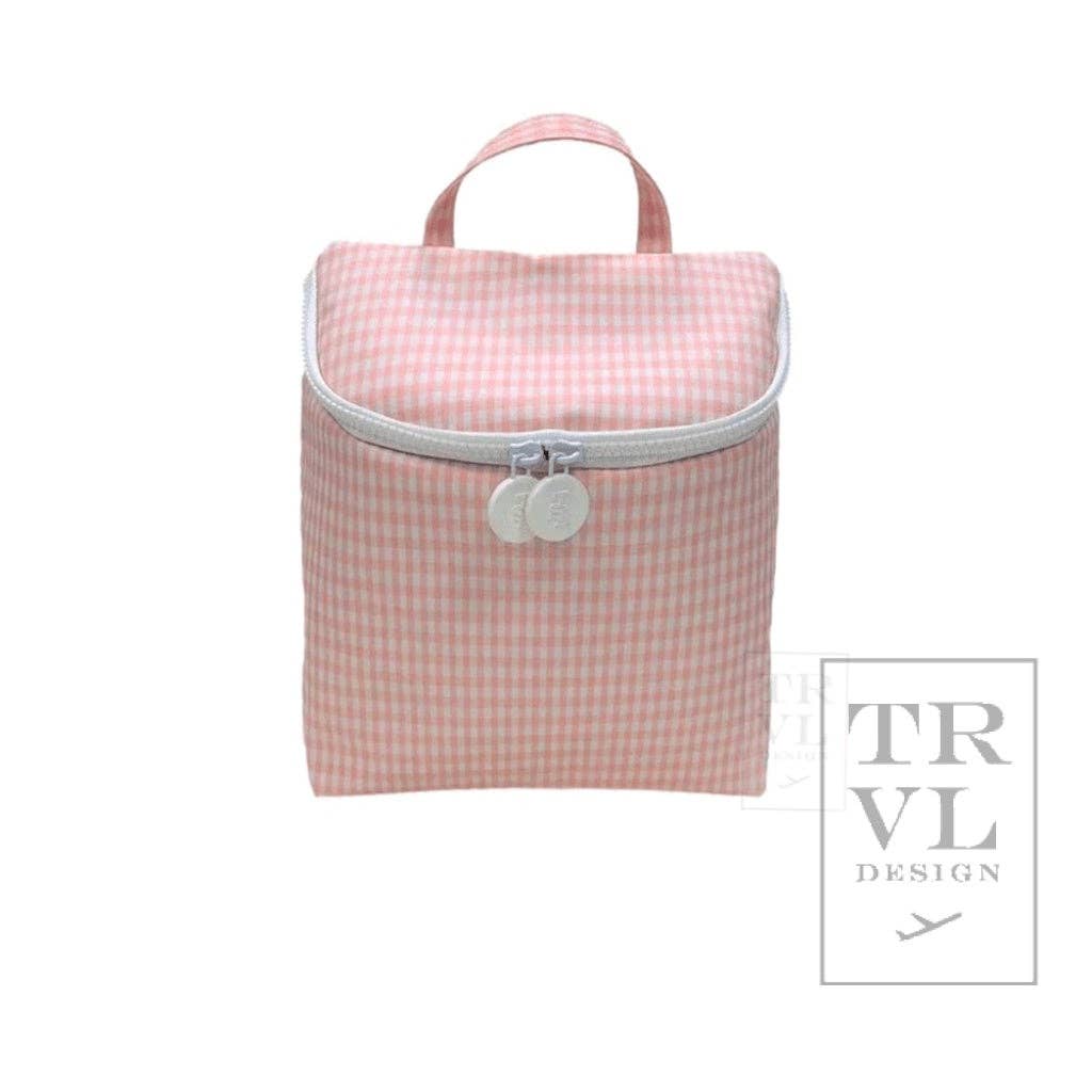Take Away Lunch Bag - Insulated Gingham Taffy