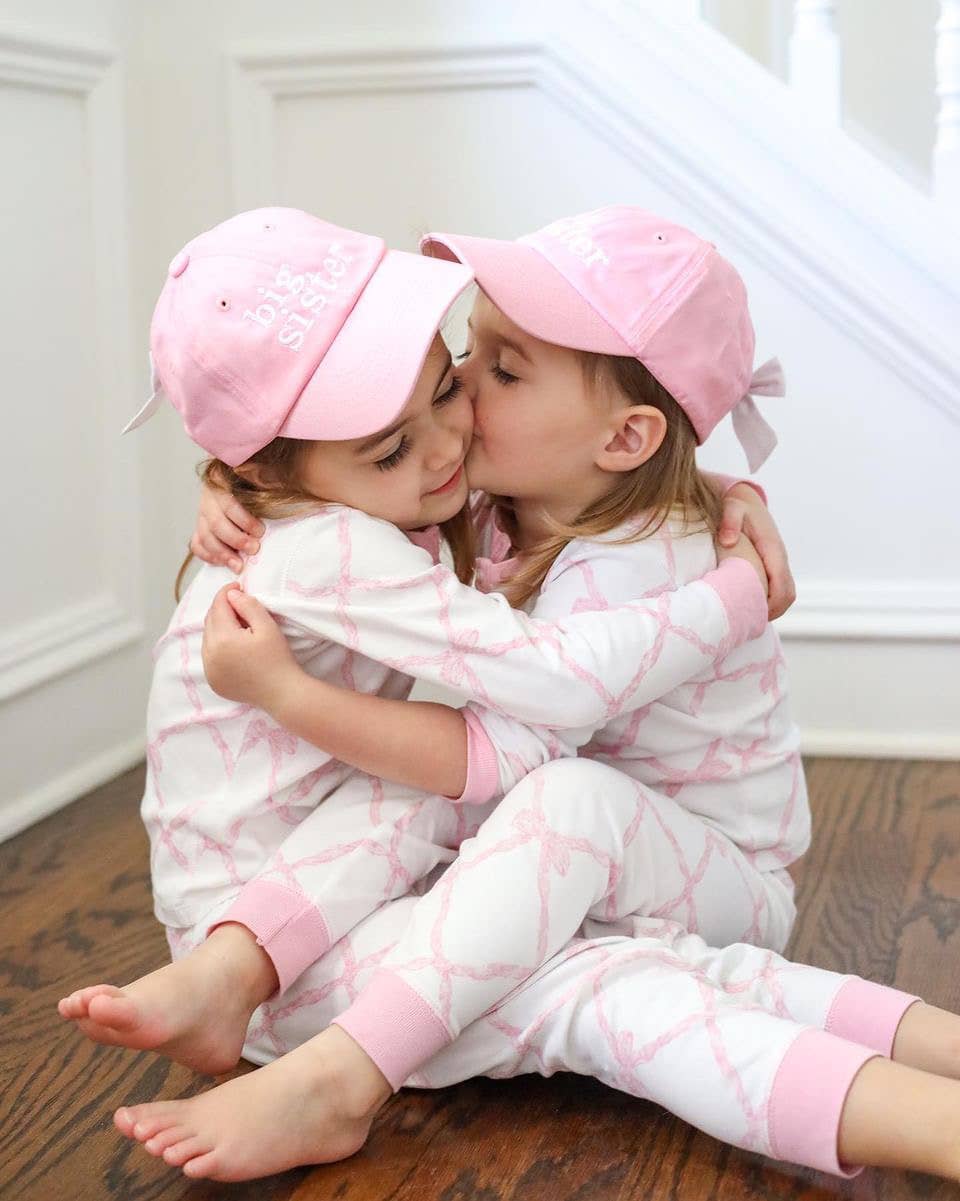 Big Sister Bow Baseball Hat (Baby, Youth): Youth (2-7)
