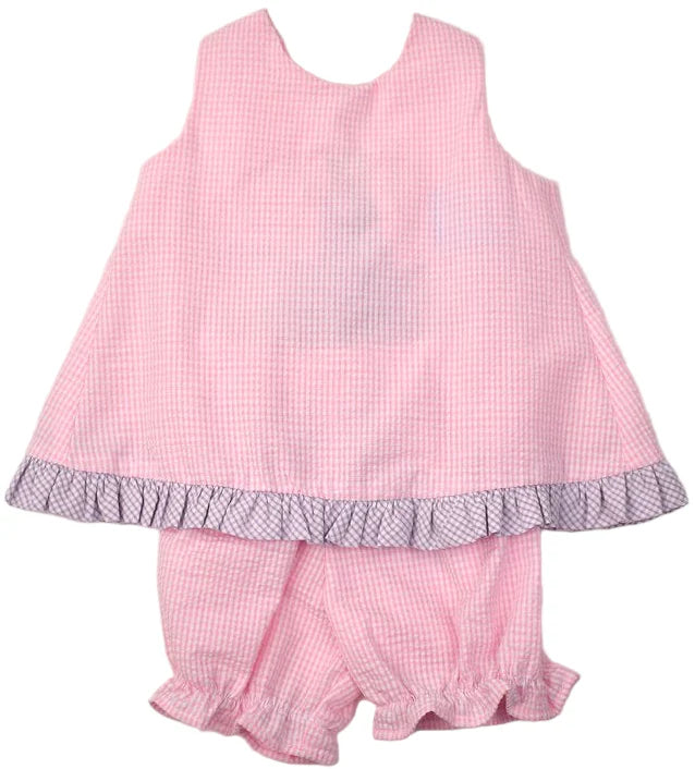 Pink Ruffle Popover Set