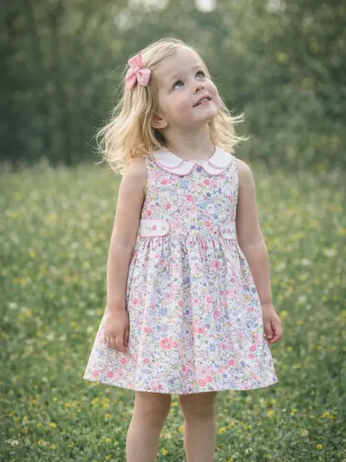 Celine Classic Dress, Pink Floral
