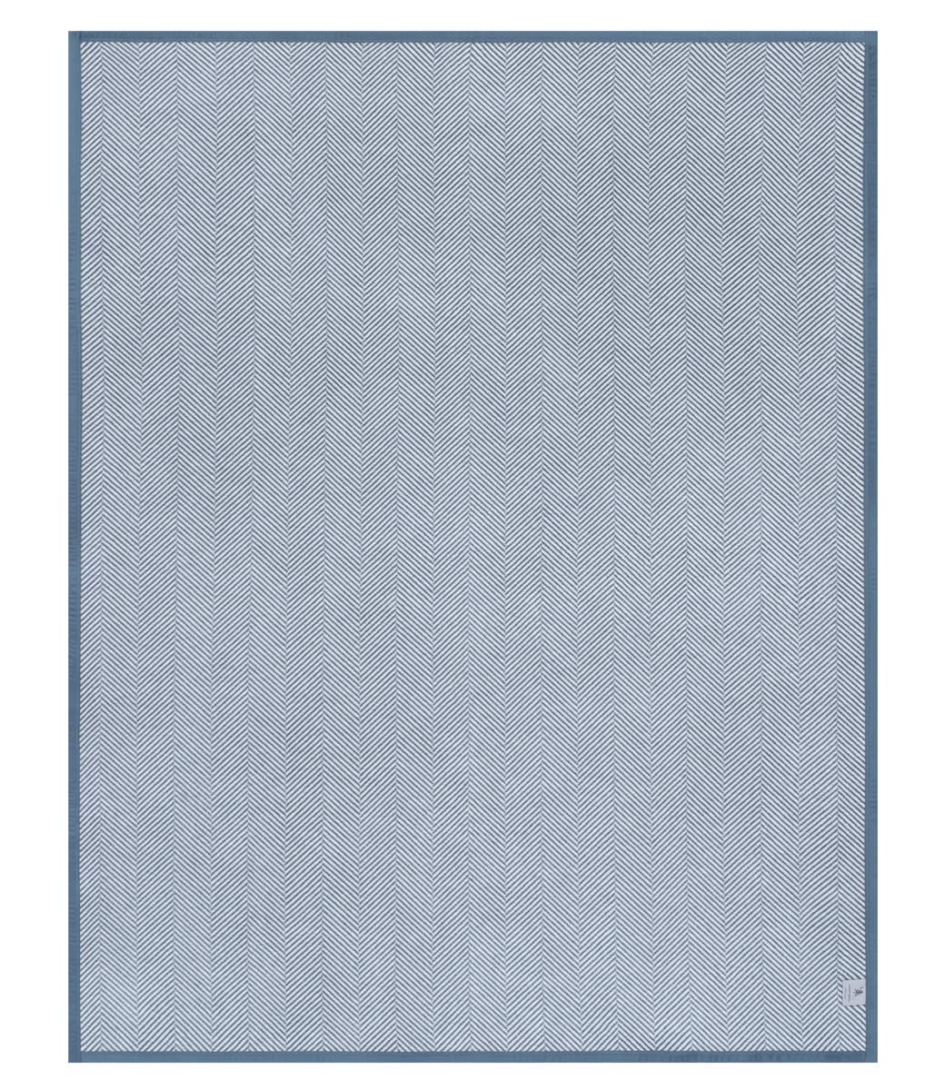 Harborview Herringbone Cornflower Blanket: Original Chappy Wrap