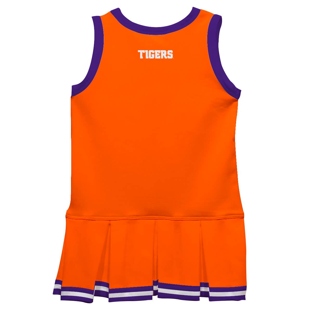 Clemson Tigers Orange Sleeveless Cheerleader Dress: 4