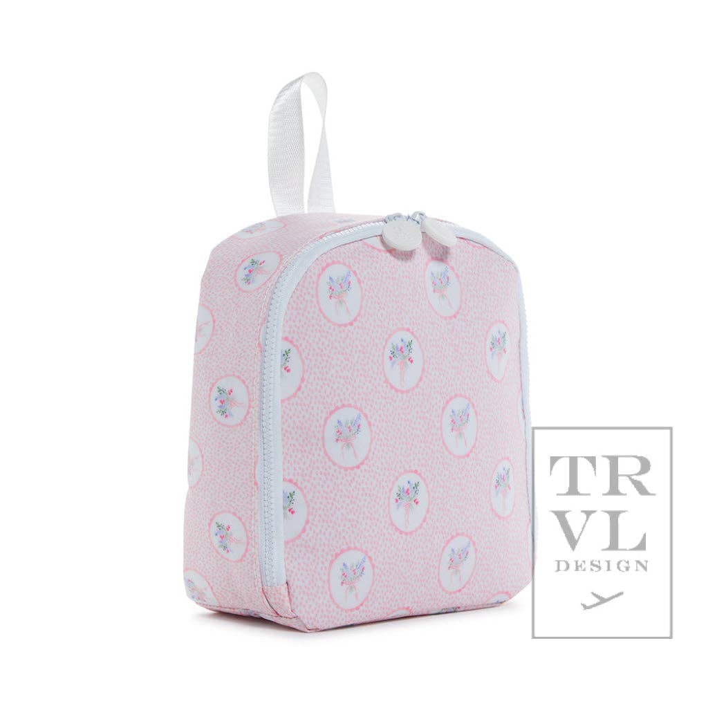 Bring It Lunch Bag - Floral Medallion Pink