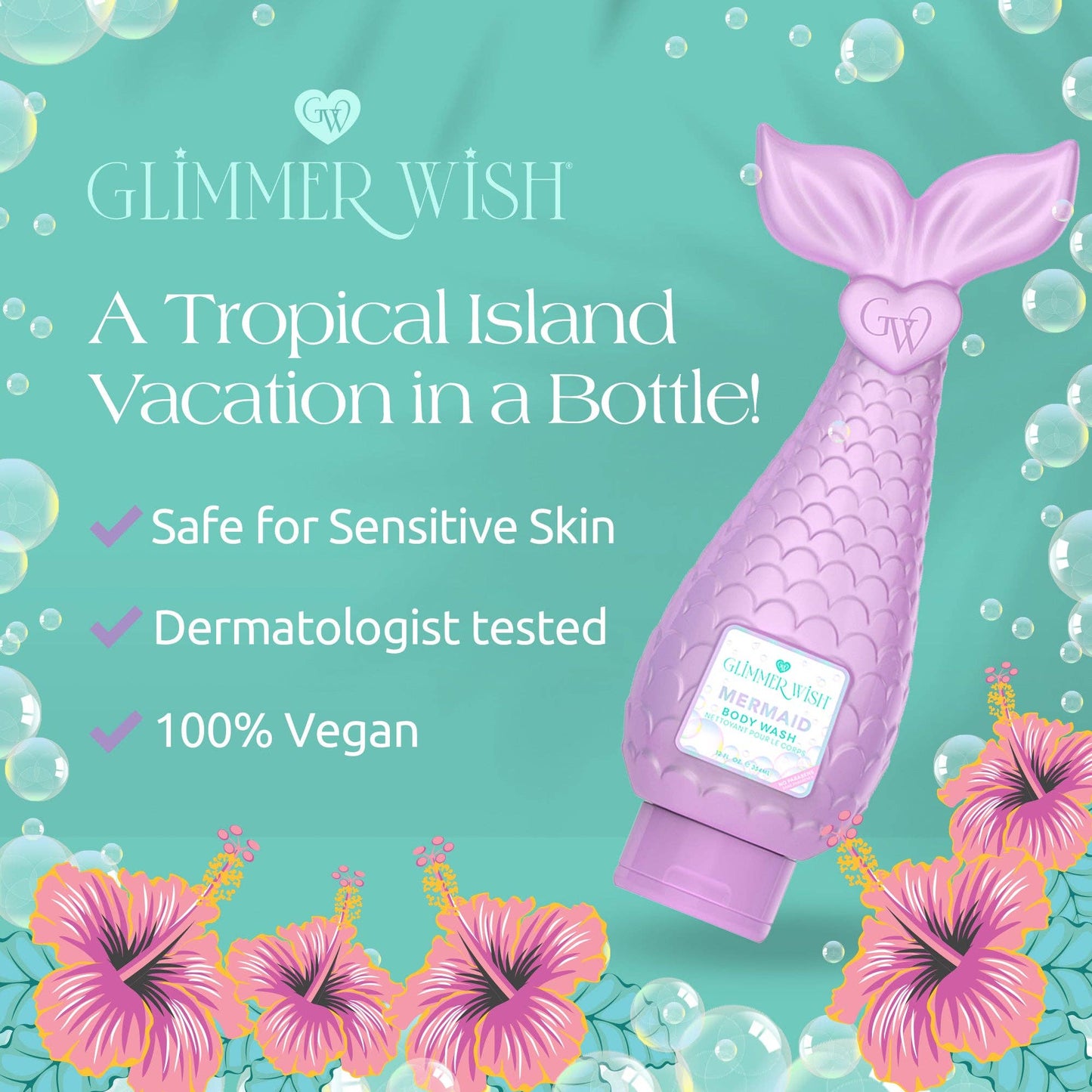 Mermaid Body Wash— Fragrance Free & Dye Free