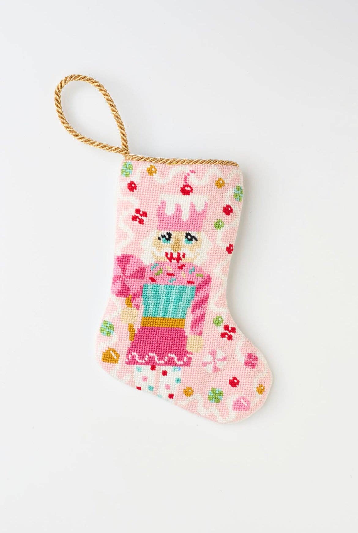Sugary Sweet Nutcracker in Pink Stocking