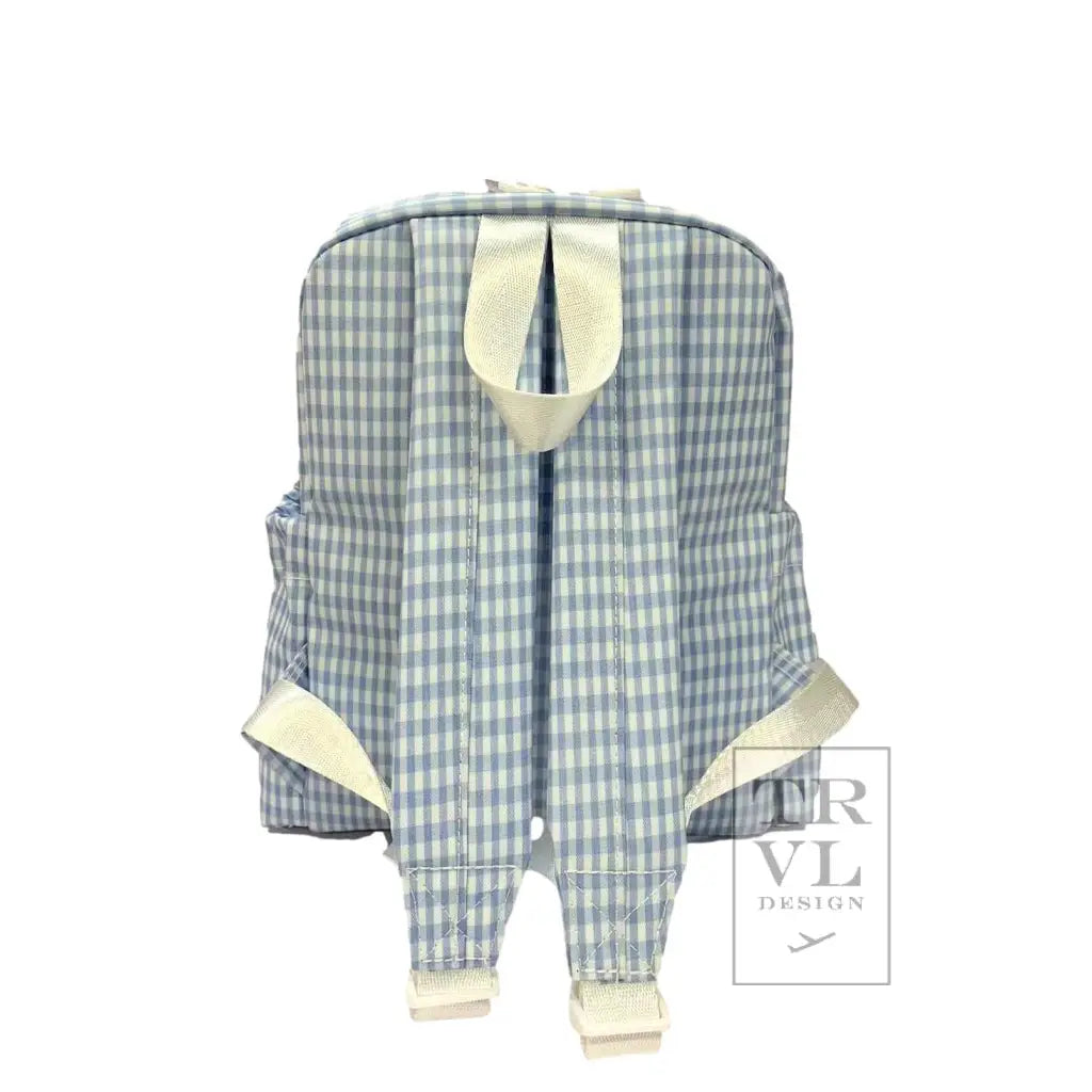 Mini Backpack-Gingham Mist