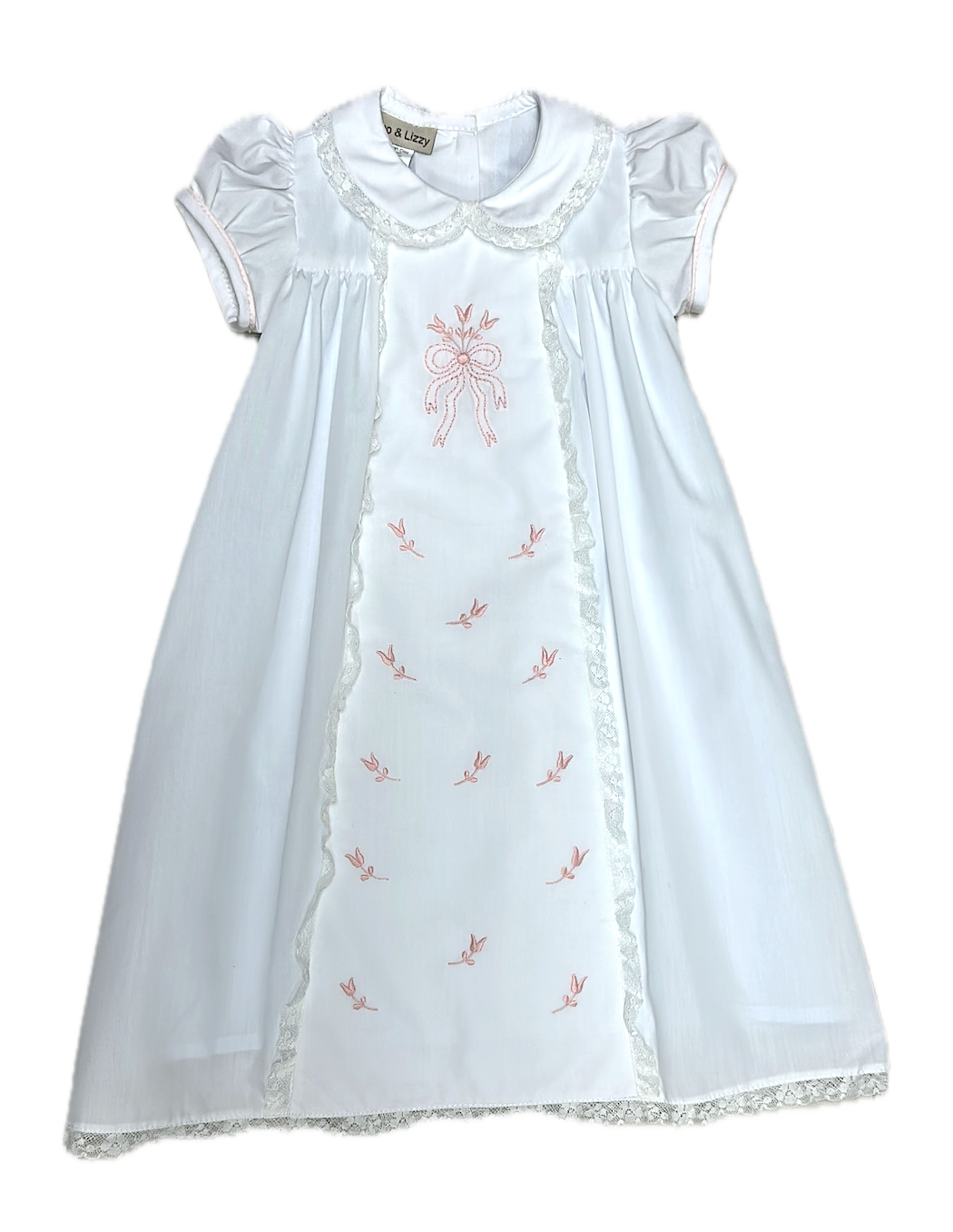 Heirloom baby girls daygowns set( bib and hat): NB