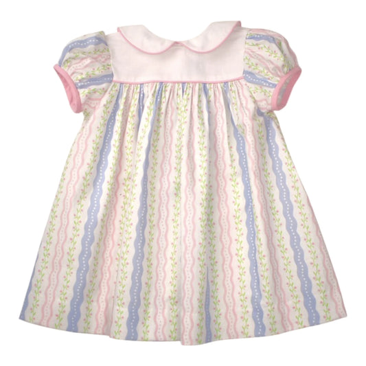 Floral Stripe Float Dress