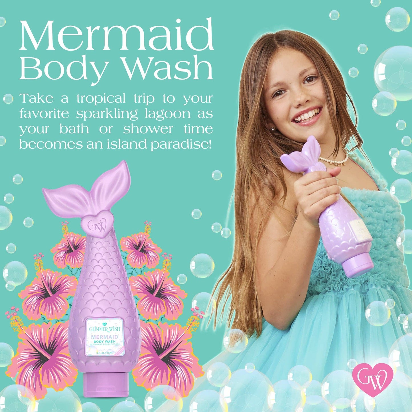 Mermaid Body Wash— Fragrance Free & Dye Free