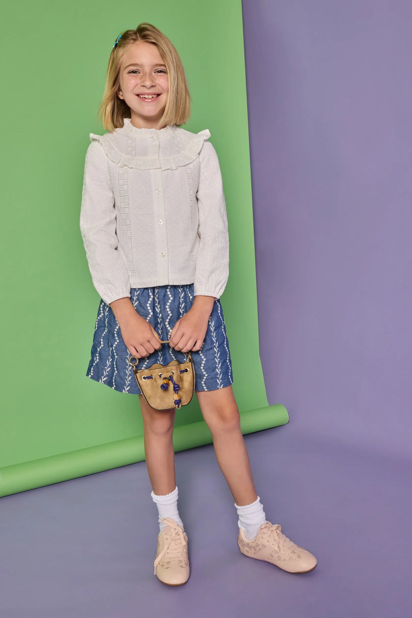 Cintra Top, White Eyelet
