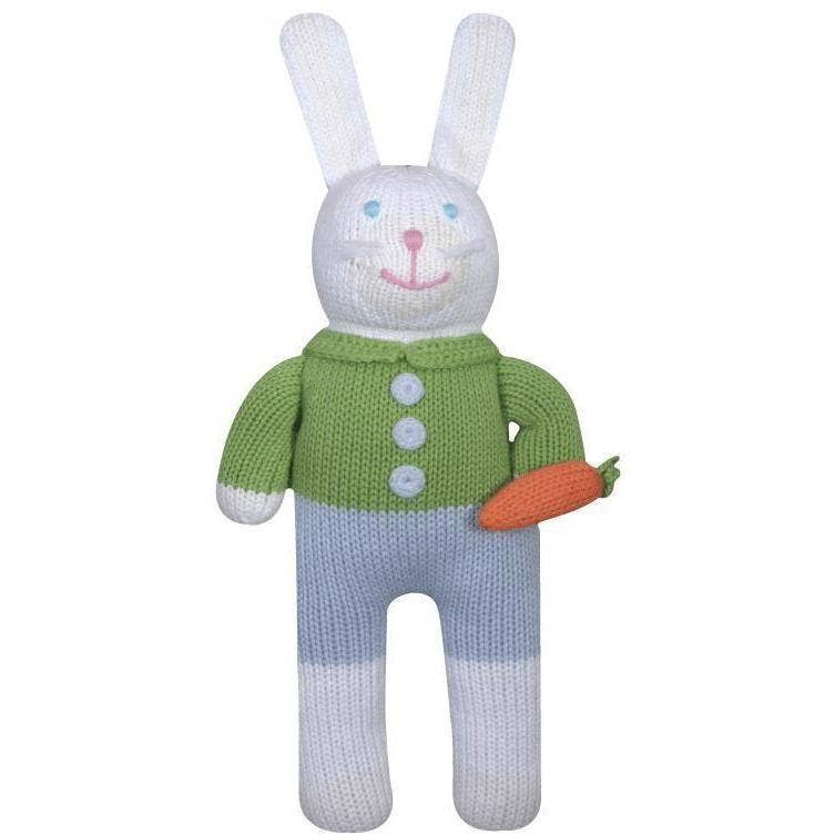 Collin the Bunny Knit Doll: 7" Rattle