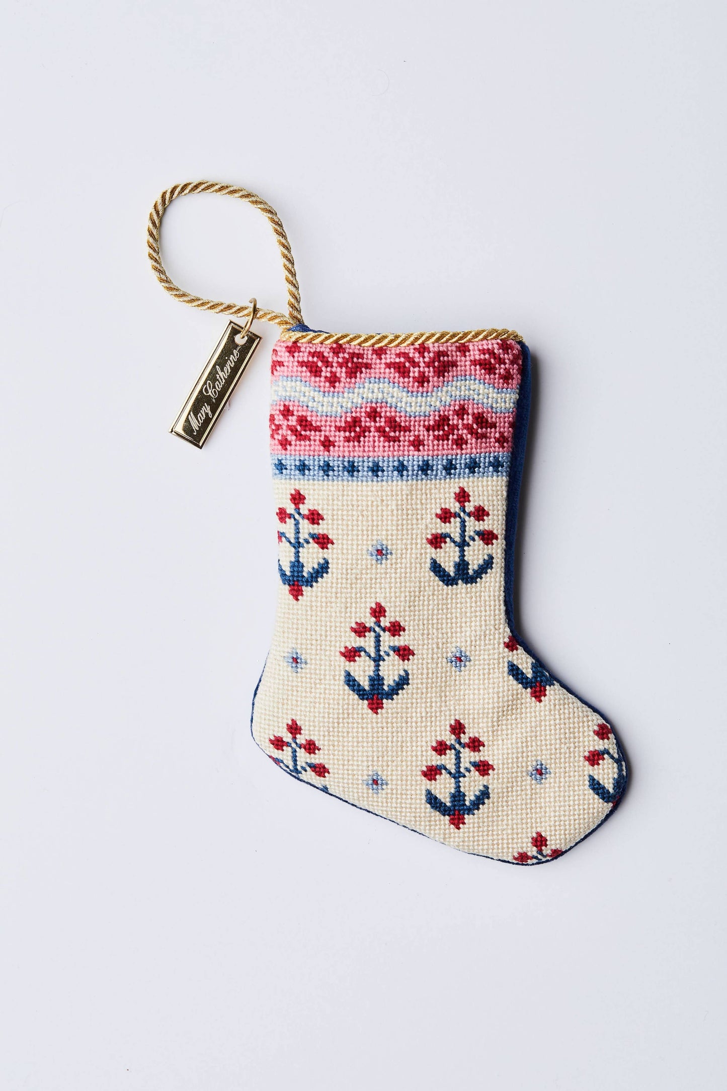 Charms: Silver Name Charm Stocking