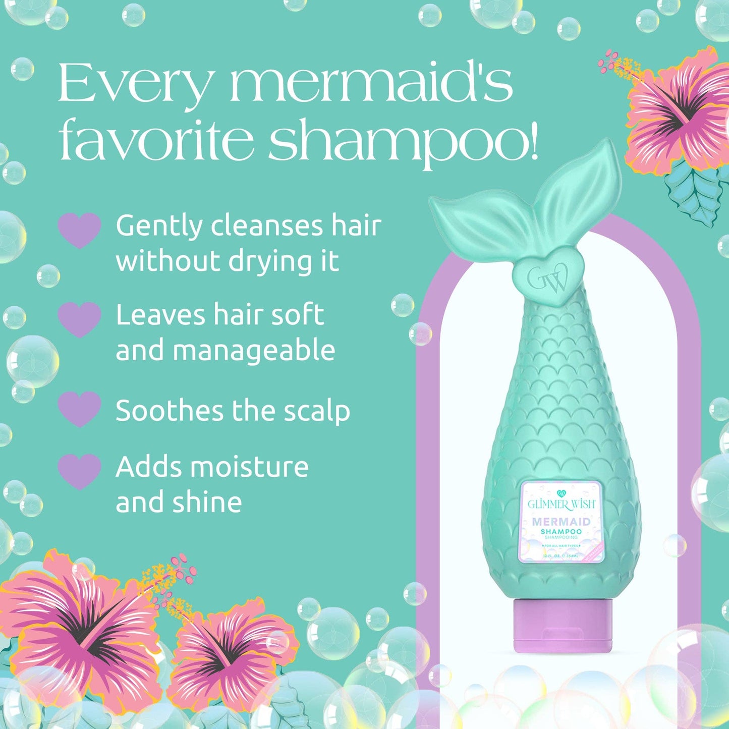 Mermaid Shampoo — Fragrance Free & Dye Free