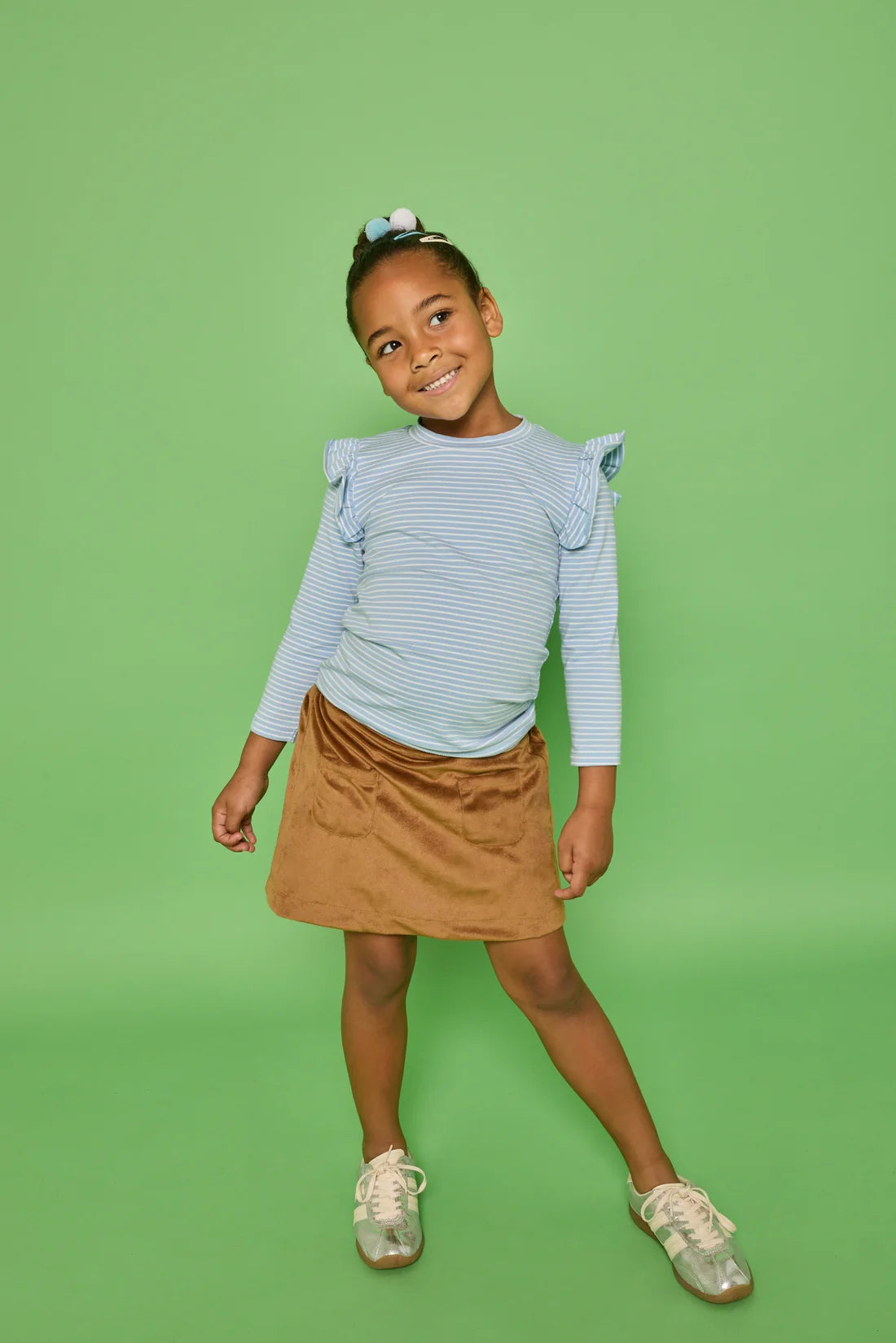 Sadie Tee- Ocean Stripe