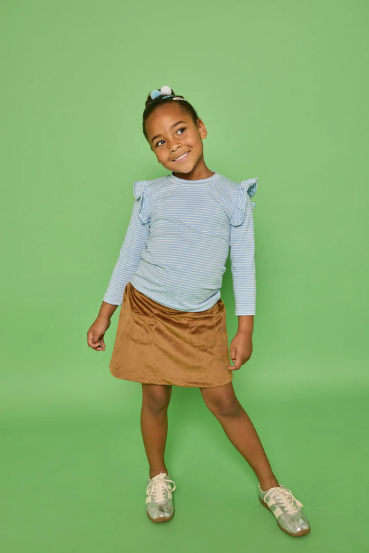 Sadie Tee- Ocean Stripe