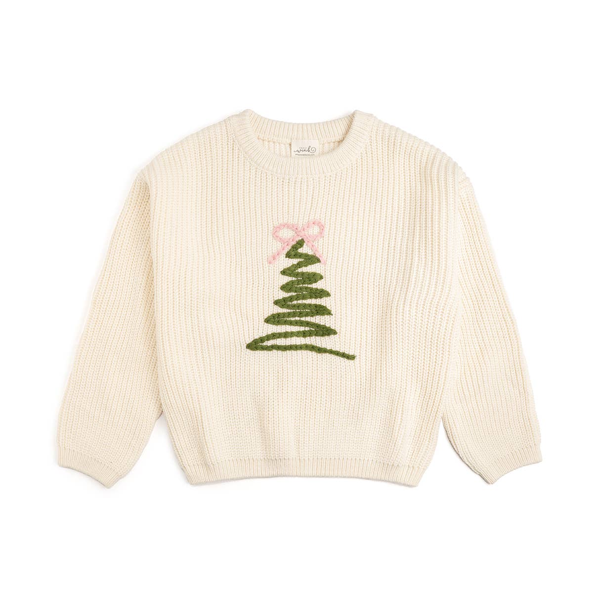 Coquette Christmas Tree Knit Sweater