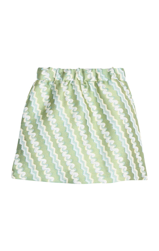 A-Line Mini Skirt - Soho Sparkle Jacquard