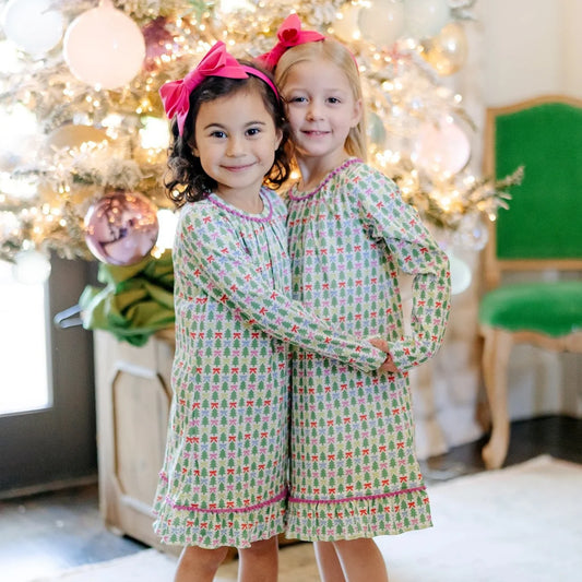 Carlin Dress- Tree Topper Bows