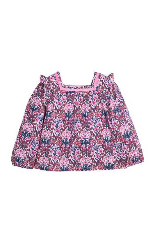 Adams Top - Foxcroft Winter Floral