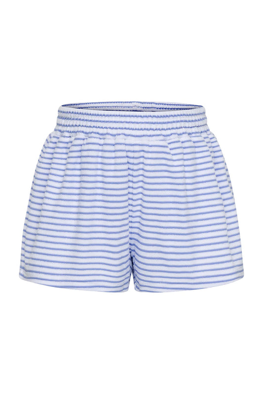 Carlisle Short, Blue/White French Terry