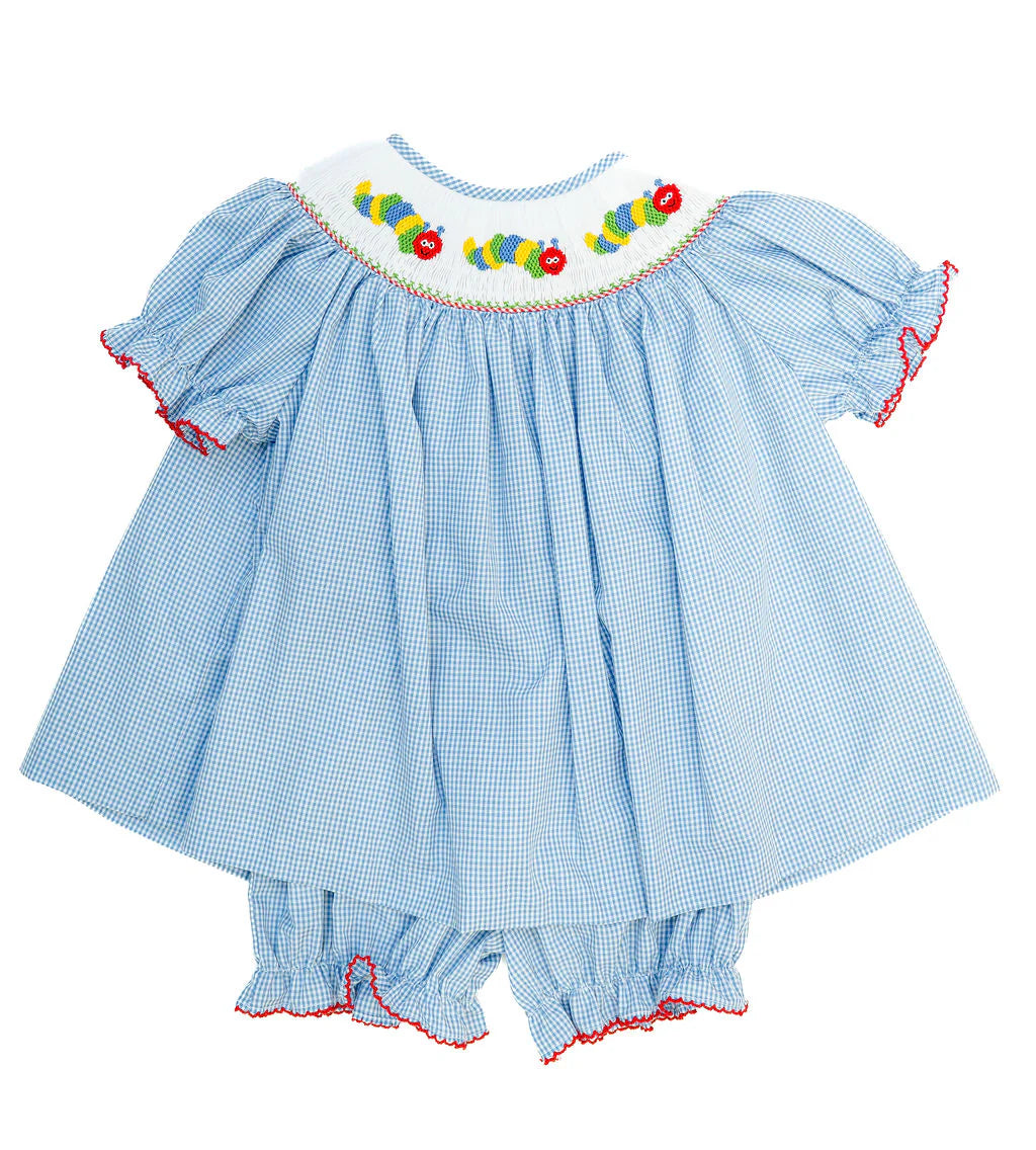 Back to School Caterpillar Annabelle Bishop Bloomer Set