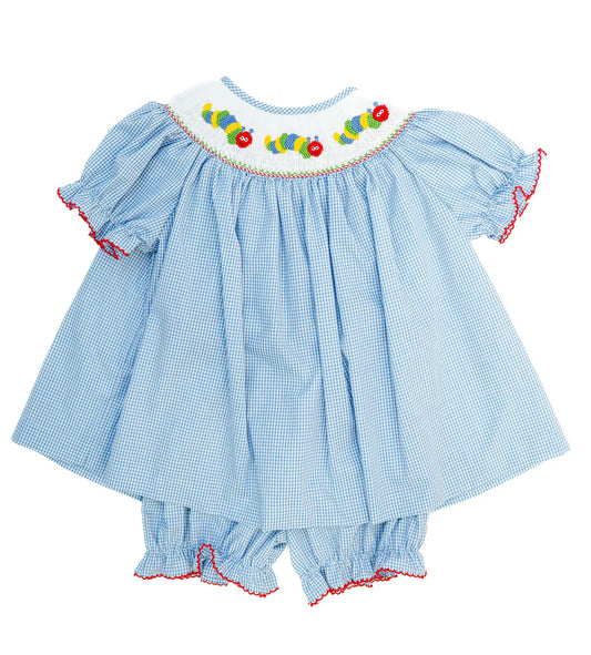 Back to School Caterpillar Annabelle Bishop Bloomer Set