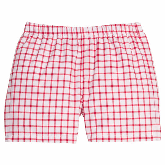 Basic Short, Red Windowpane