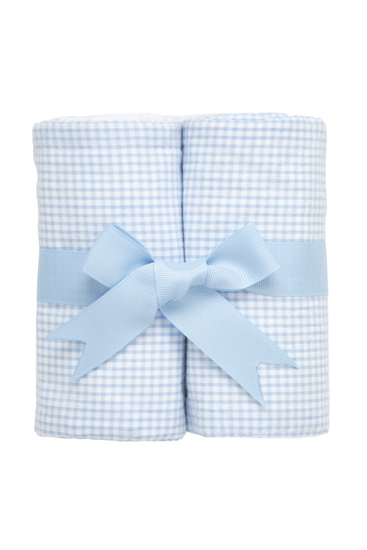 Burp Set - Blue Check, 2