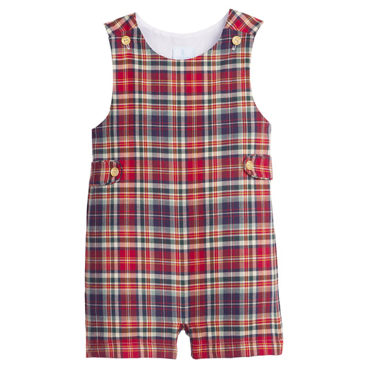 Button Tab John John - Middleburg Plaid