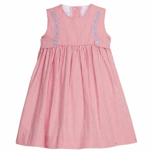 Button Tab Nantucket Dress - Baseball