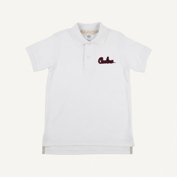 South Carolina Prim & Proper Polo Short Sleeve- Pima- Back Stork
